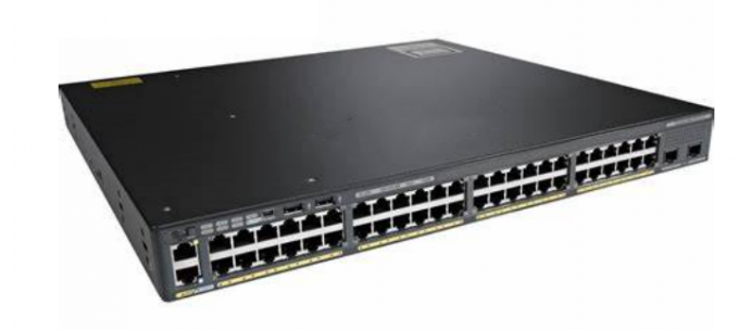 2960X série 48 portas Gigabit Ethernet + 2 x 10G SFP LAN Lite POE Switch WS-C2960X-48LPD-L 0