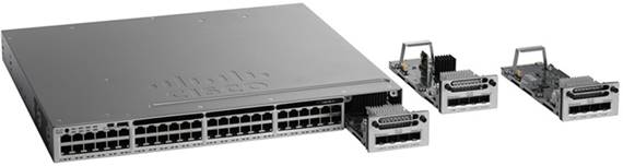Marque Cisco 48 Ports gérés par Ethernet Réseau de données Commutateur WS-C3850-48T-E 0
