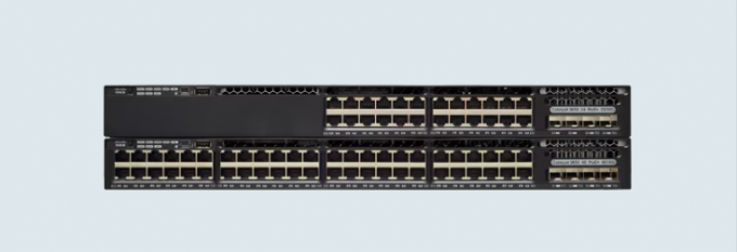 Le commutateur de réseau Cisco WS-C3650-24PD-E 24 Port Uplink POE IP Services 1