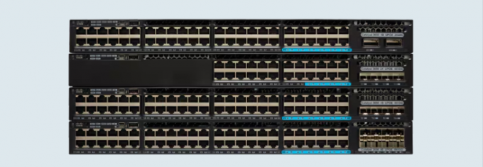 Серия C3650 48X1GB PoE + порты RJ-45 4X10GB SFP 1 RU Switch WS-C3650-48PQ-E 1