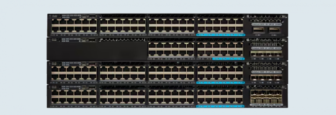 Cisco Catalyst 3650 Series Netzwerk-Switch 48-Port PoE+ mit IP-Basis für konvergierte kabelgebundene und drahtlose Netzwerke 0