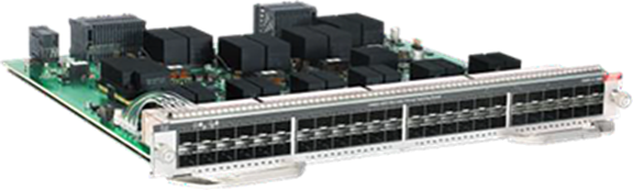 48 ports Gigabit Ethernet Upoe carte de ligne de commutation Cisco C9400-LC-48XS 0