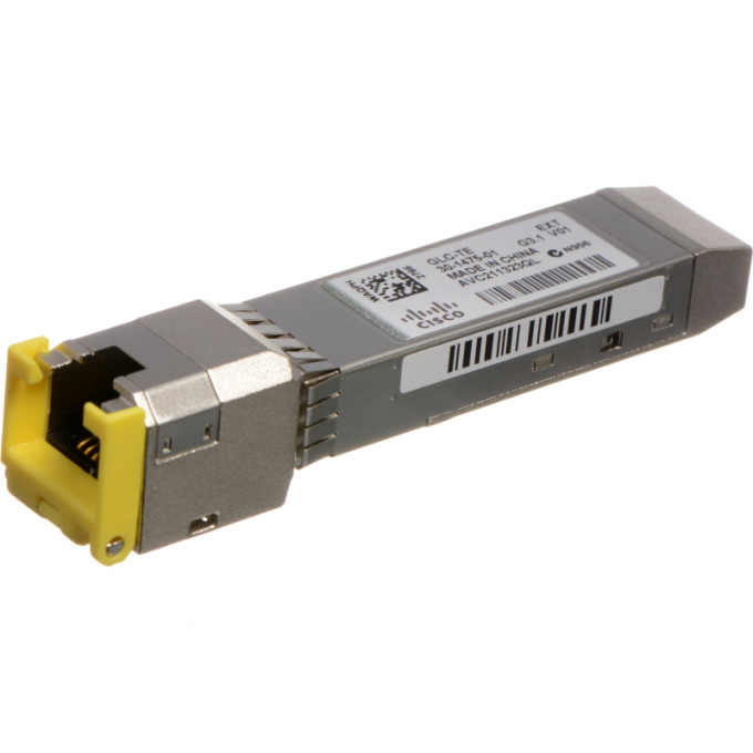 1000Mbps Cisco SFP Transceiver Module GLC-TE για ευέλικτα Gigabit Ethernet Copper Uplinks 0