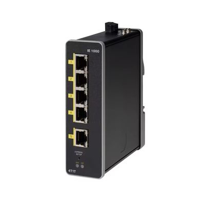 Goede prijs Nieuwe Industrial Ethernet 1000-serie GUI-gebaseerde L2-switches met 5 FE koperen poorten IE-1000-4T1T-LM online