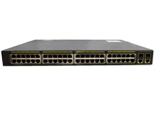 Bom preço Cisco Catalyst 2960 Plus 48 Port Ethernet Network POE Switch WS-C2960+48PST-L 2 1000Base-T +2 SFP LAN Base on-line