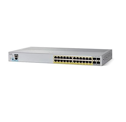 Buen precio Cisco Catalyst 24 puertos Gigabit Ethernet Red PoE conmutador WS-C2960L-24PQ-LL con 4x10G SFP + en línea