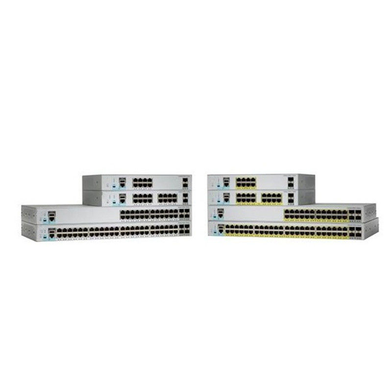 Cisco Catalyst 24-poort beheerde netwerkschakelaar Lan Lite WS-C2960L-24TQ-LL met 4 x 10G SFP