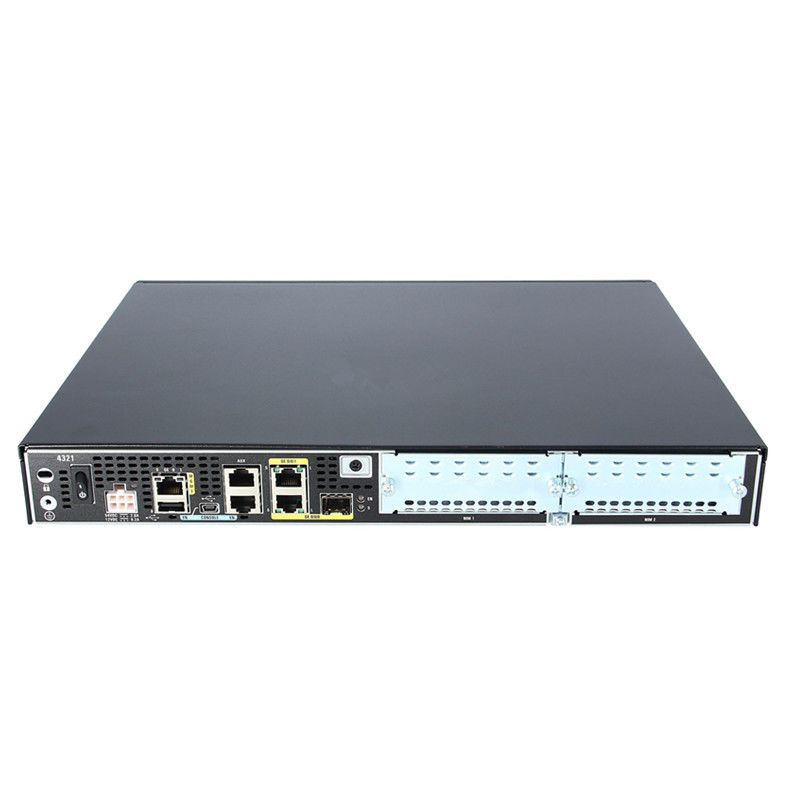 Cisco Integrated Services Router ISR 4321 (ISR4321/K9) 50-100 Mbps voor kleine tot middelgrote vestigingen