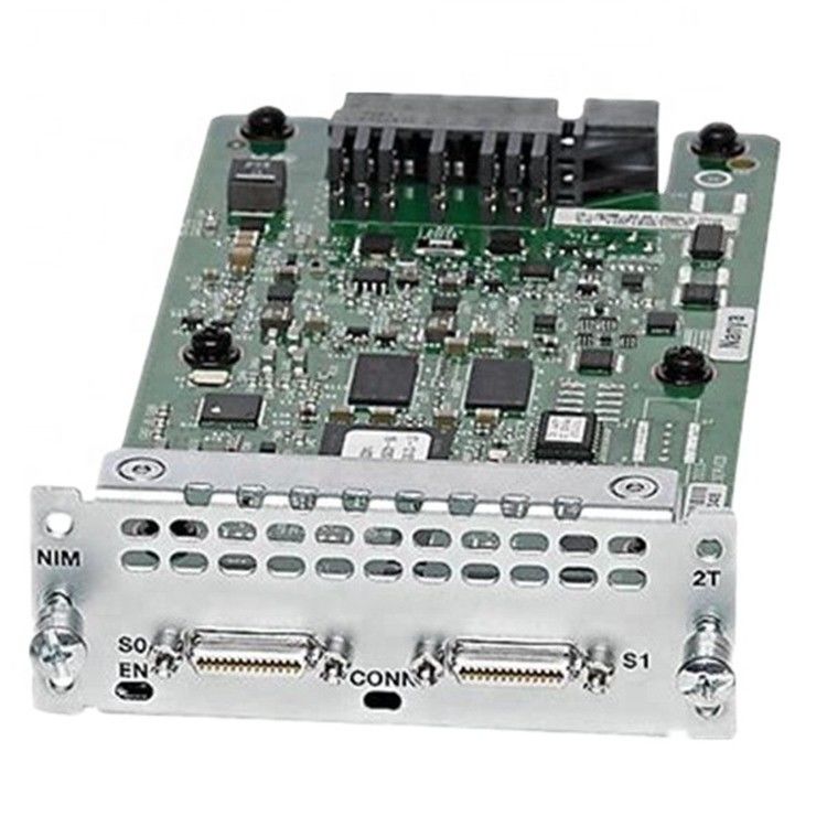 2 poorten Cisco Router Module NIM-2T voor snelle synchrone WAN-connectiviteit