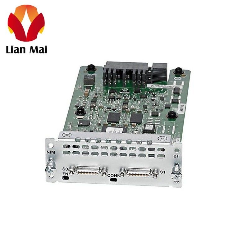 2 poorten Cisco Router Module NIM-2T voor snelle synchrone WAN-connectiviteit