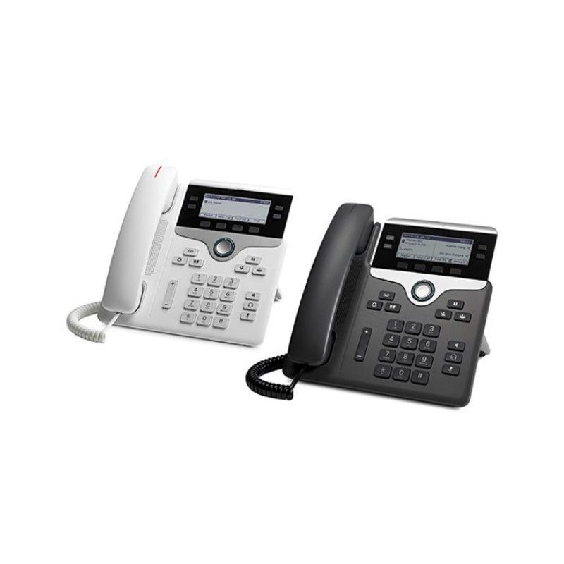 Gigabit Ethernet Cisco IP-telefoon 7841 CP-7841-K9 Multi Line voor kantoorcommunicatie