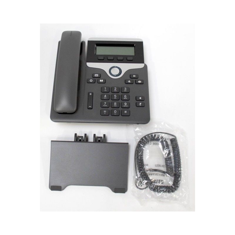 Gigabit Ethernet Cisco IP-telefoon 7841 CP-7841-K9 Multi Line voor kantoorcommunicatie