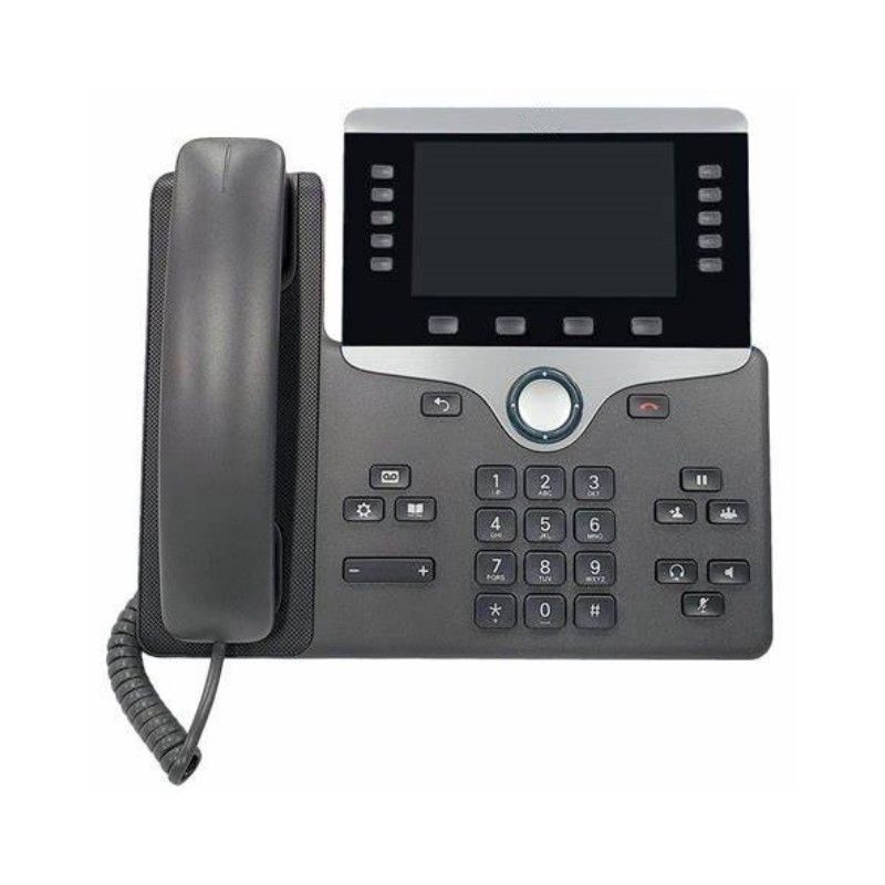 Eénregelige Cisco IP-telefoon 8811 CP-8811-K9 Cisco zakelijke telefoon voor spraak in kubussen