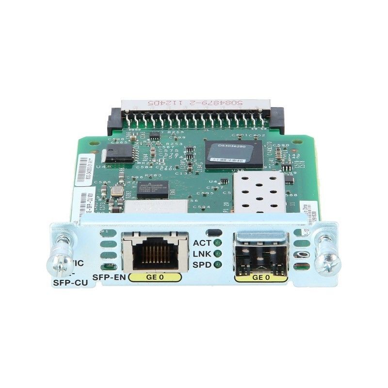 Cisco EHWIC-1GE-SFP-CU Single Port Router Module voor uitbreiding van het netwerk met hoge snelheid