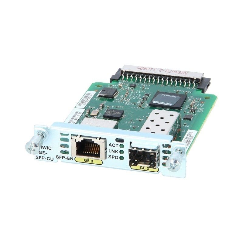 Cisco EHWIC-1GE-SFP-CU Single Port Router Module voor uitbreiding van het netwerk met hoge snelheid