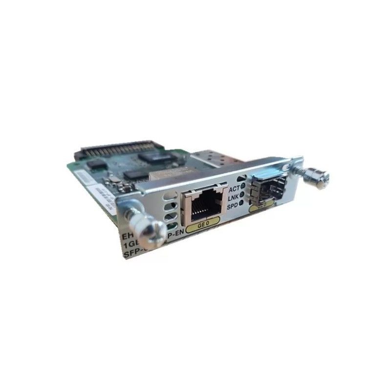 Cisco EHWIC-1GE-SFP-CU Single Port Router Module voor uitbreiding van het netwerk met hoge snelheid