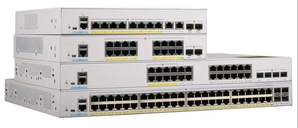1000-serie 8-poort Ethernet beheerde netwerkschakelaar C1000-8T-2G-L