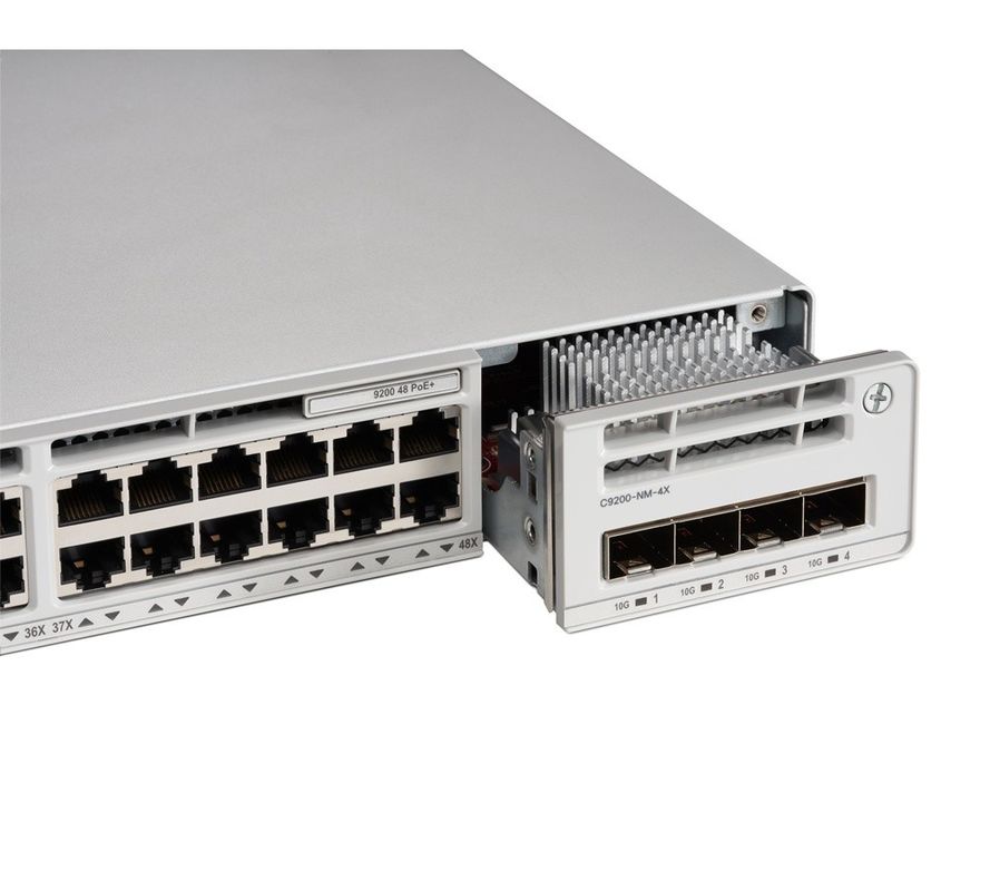 Enterprise Cisco 9200 Series Switch 24 Port POE Ethernet Switch C9200-24T-E In voorraad