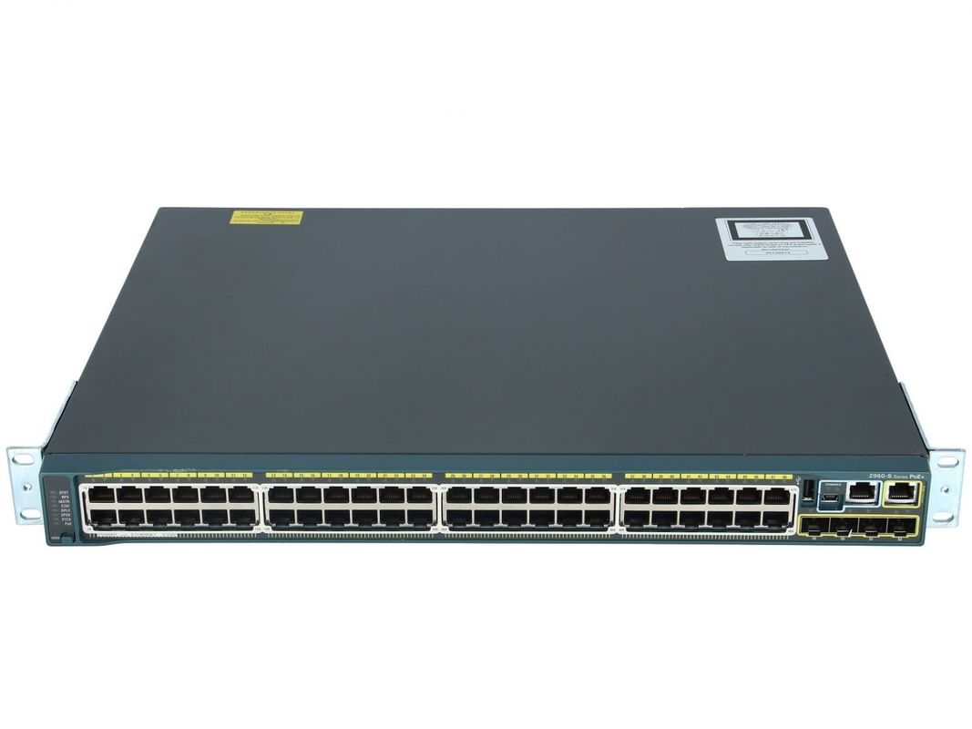 Cisco 2960 Series 48 Ports Gigabit Ethernet POE 370W 4 x SFP LAN Base Managed Switch WS-C2960S-48LPS-L