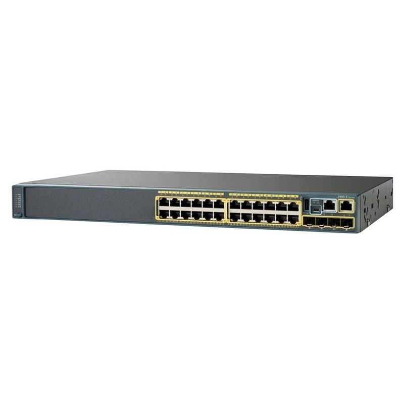 C2960X serie 24-poort Gigabit Ethernet POE 370W Lan Base Switch WS-C2960X-24PD-L