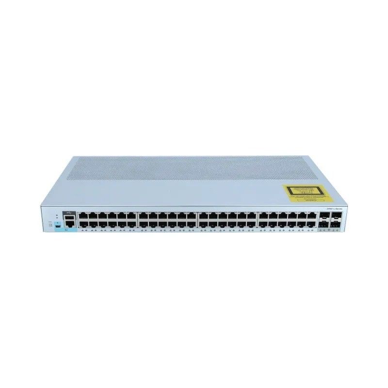 C2960L Series Cisco 48 Port Poe Managed Switch met 4x10G SFP+ Uplinks WS-C2960L-48PQ-LL