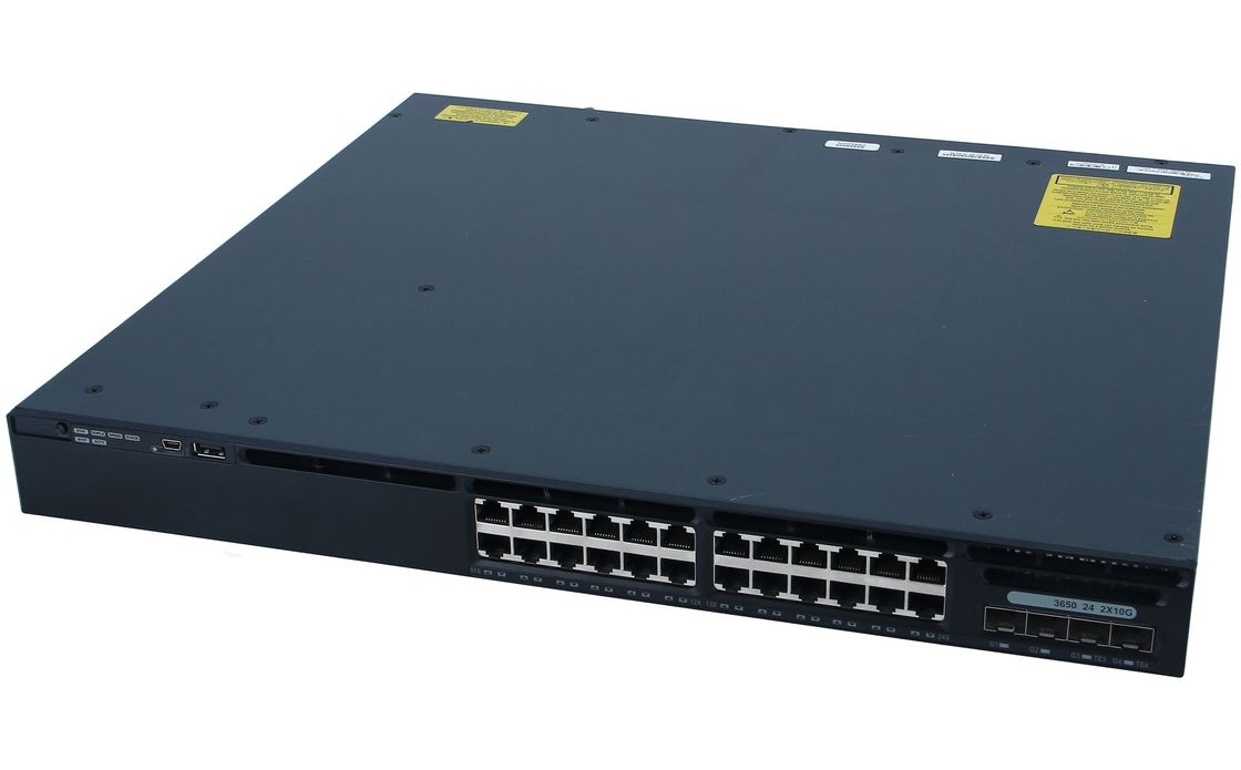 WS-C3650-24TD-E 3650 Series 24 Port Data 2x10G Uplink IP Services Ethernet Switch