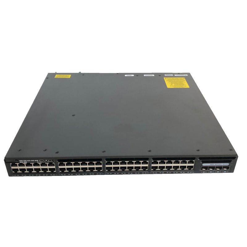 Cisco merk 3650 Serie 48 poorten 4X10G Managed Network Switch WS-C3650-48TQ-E