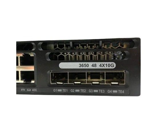 Cisco merk 3650 serie 48-poort data 4X10G UP link Network Switch WS-C3650-48TQ-S