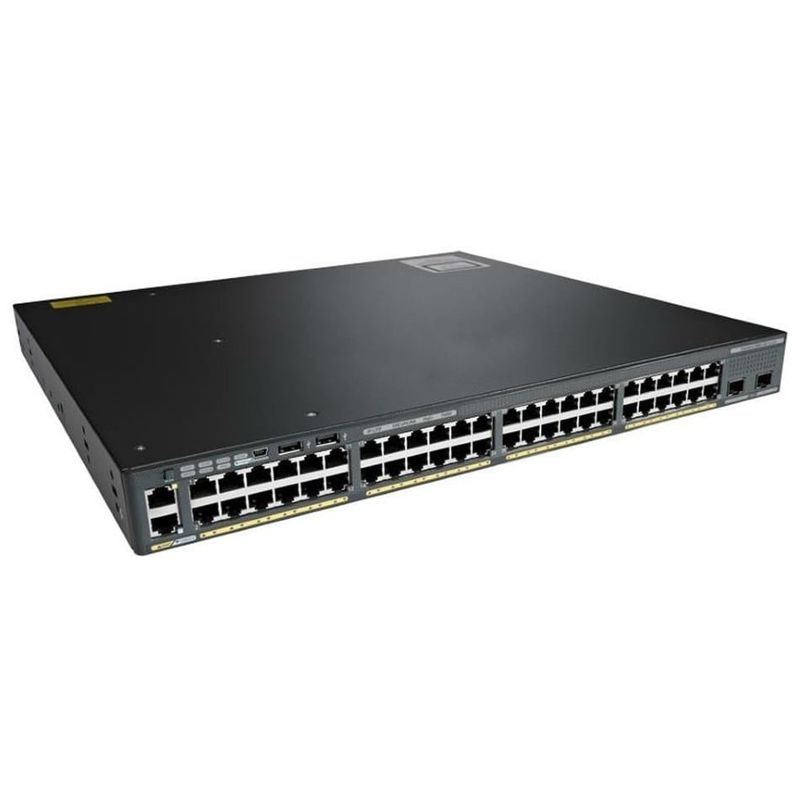 Cisco merk 3650 serie 48-poort data 4X10G UP link Network Switch WS-C3650-48TQ-S
