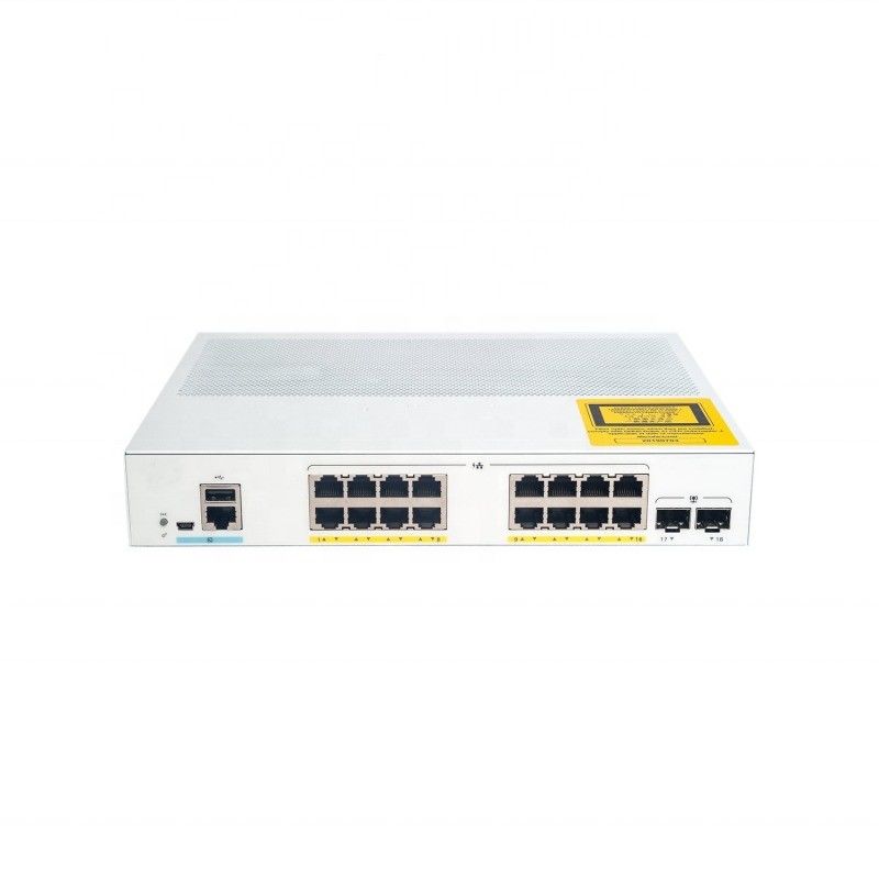 C1300 Series 16x 10/100/1000 Ethernet Network Switch 2x 1G SFP Uplinks 160G C1300-16T-2G
