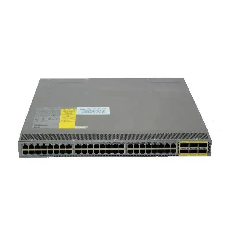 48x1G-poorten 4x10/25G 2x40/100G Ethernet Network Switch Nexus 9K-serie N9K-C9348GC-FXP