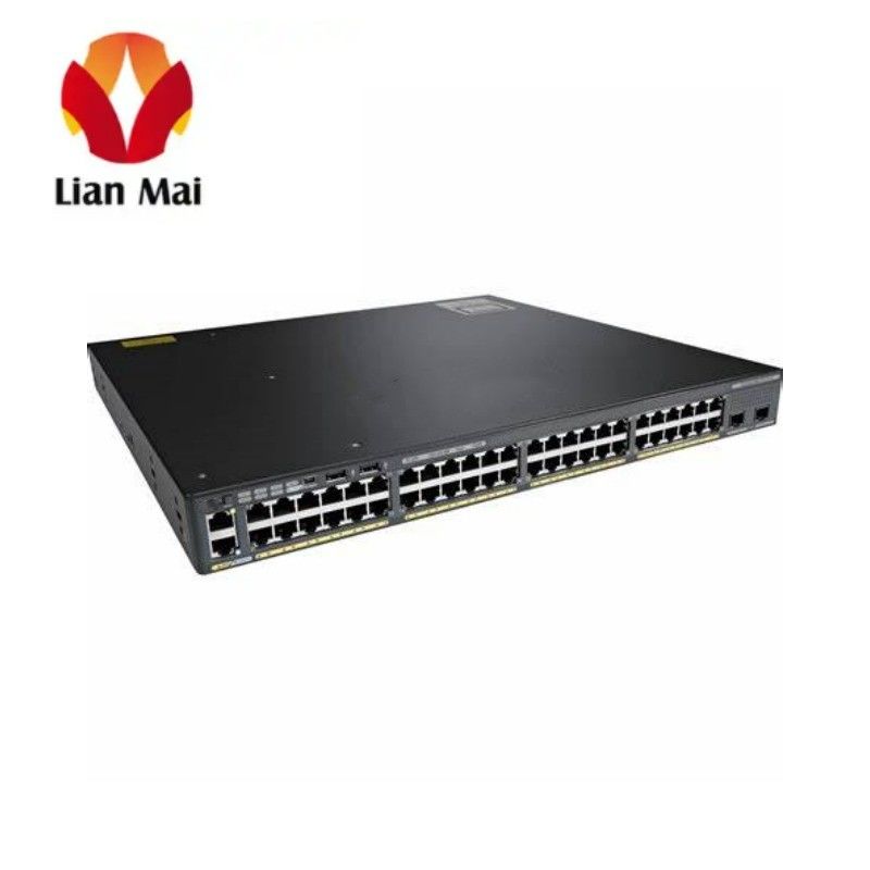 Cisco WS-C2960X-48FPD-L Ethernet Switch 48-poort Full Power over Ethernet Plus voor convergente gebouwnetwerken