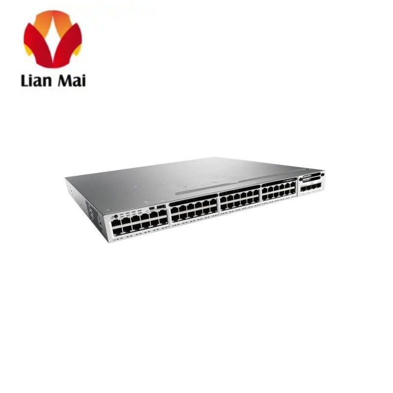 C3850 Cisco 48 Port Poe Switch 10G Fiber IP Base SFP Network Switch WS-C3850-48XS-S