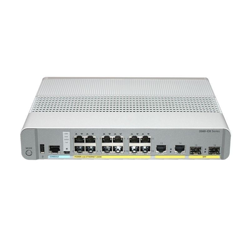 Cisco 3560 Series Switch 12 Port POE Switch IP Base WS-C3560CX-12PC-S