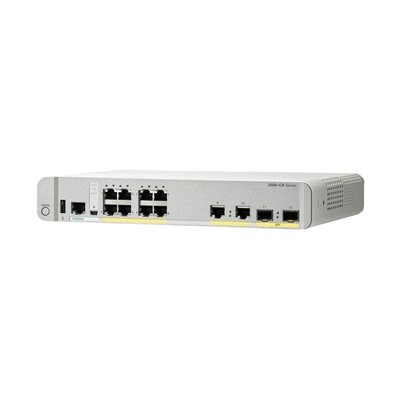Cisco 3560 Series 8 Port Database IP Gigabit Ethernet Managed Switch WS-C3560CX-8TC-S