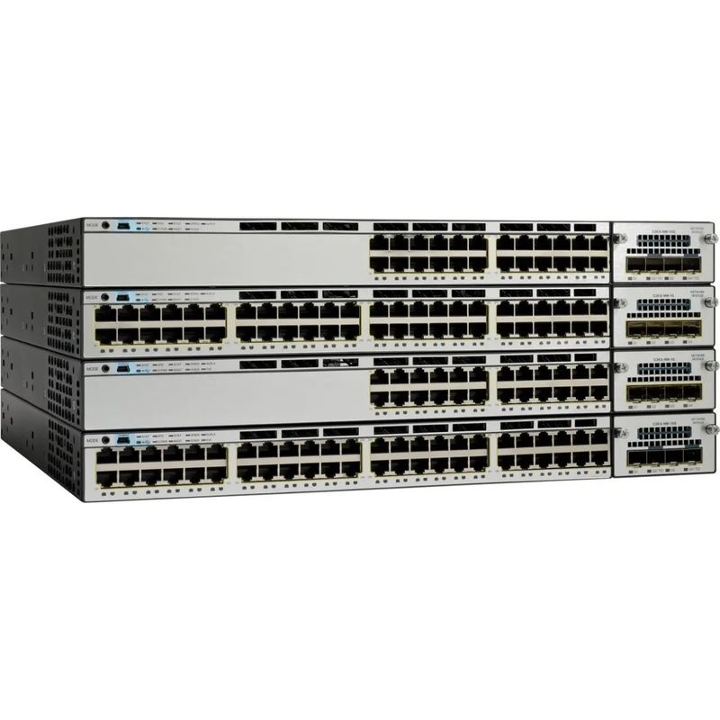 3850 Serie 12-poorts SFP IP Base Ethernet Managed Netwerk Switch WS-C3850-12S-S