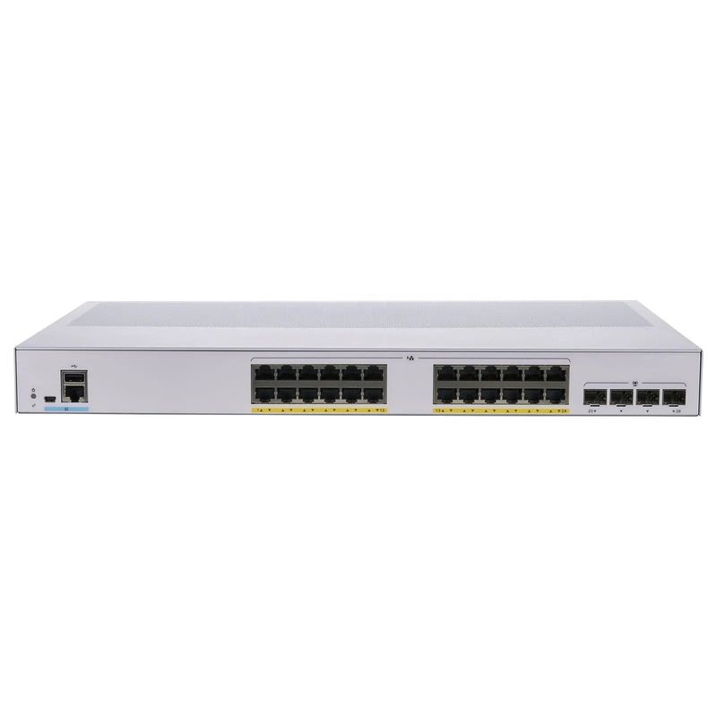 C1300 Series Switches 24 x 10/100/1000 Ethernet Ports PoE 370W Network Switch with 4x 1G SFP+ uplinks C1300-24FP-4G