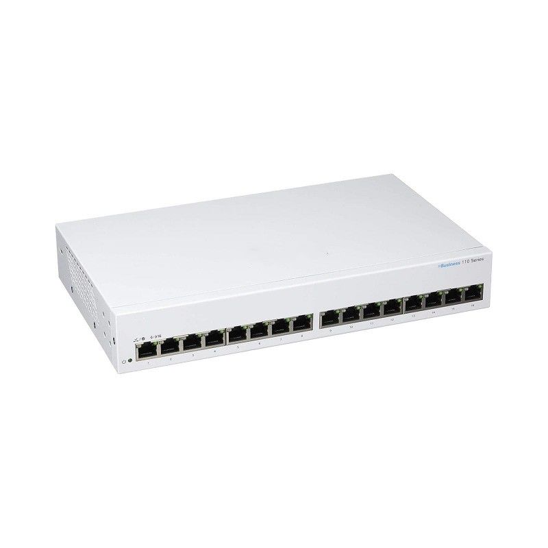 110 serie beheerde 16 poorts 4x 1G netwerk Switch CBS110-16T-CN