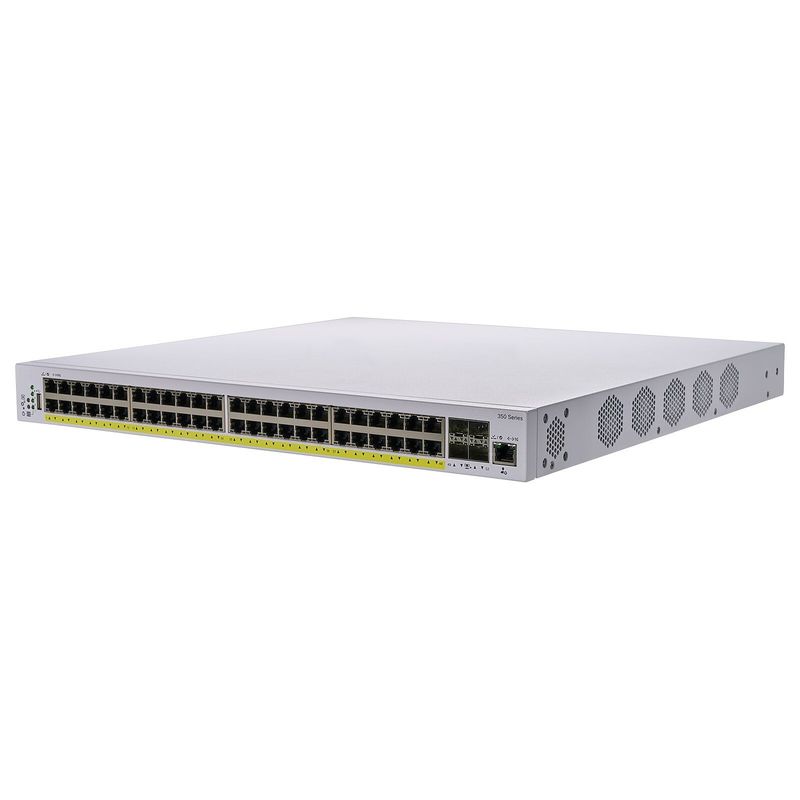 CBS350-48P-4X 350 Series Managed Switches 48 poorten met PoE+ Gigabit Ethernet Switch