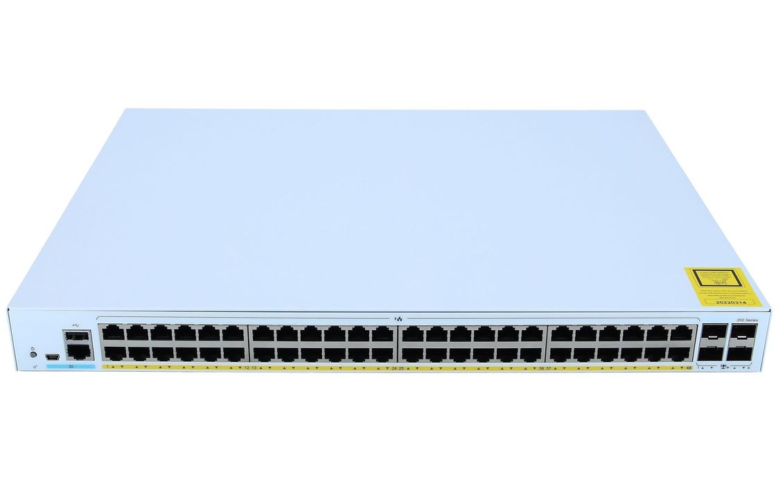 CBS350-48P-4X 350 Series Managed Switches 48 poorten met PoE+ Gigabit Ethernet Switch