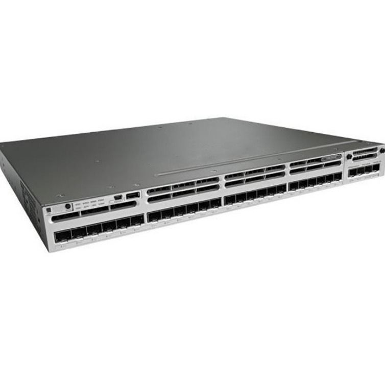 Cisco merk Hoge snelheid 24 poorten gigabit ethernet kernnetwerk Switch WS-C3850-24S-E