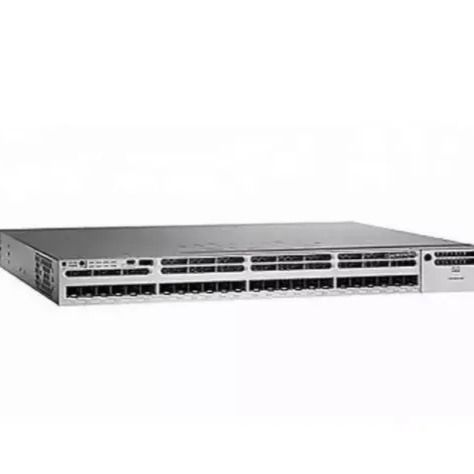 Cisco merk Hoge snelheid 24 poorten gigabit ethernet kernnetwerk Switch WS-C3850-24S-E