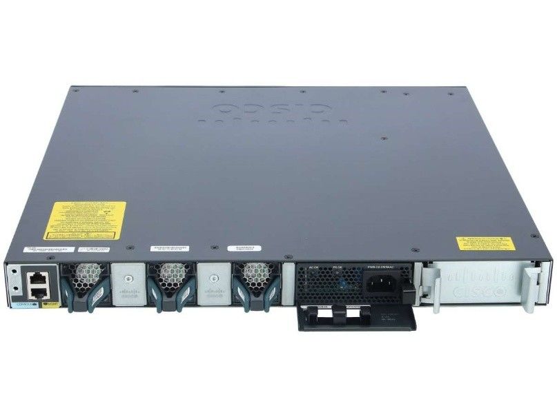 Cisco C3650 Series Network Switch 24 Gigabit Ethernet Port Data met 4x1G Uplink IP Services WS-C3650-24TS-E