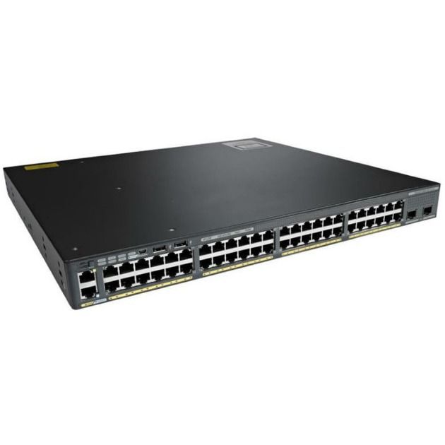 WS-C3650-48PS-E Cisco merk 3650 serie 48 poorts beheerde PoE switch