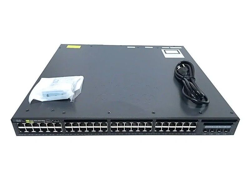 Cisco Switch WS-C3650-48FS-L C3650 48 Port Full PoE Gigabit Ethernet Switch