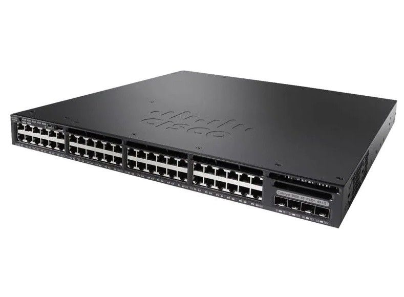 3650 Series Cisco 48 Port Managed PoE Switch WS-C3650-48PS-E 4x1G Uplink