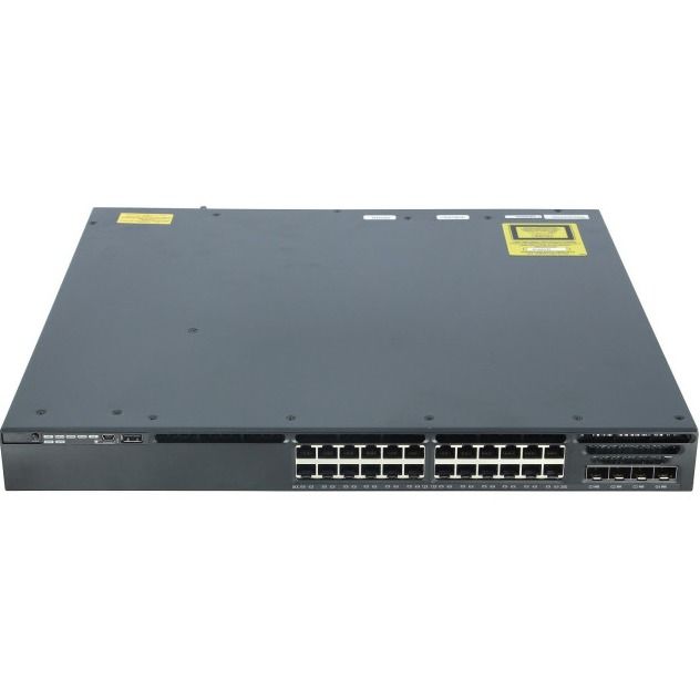 WS-C3650-24PD-E Cisco merk 3650 Series 24 Port PoE 2x10G Uplink IP Services Network Switch