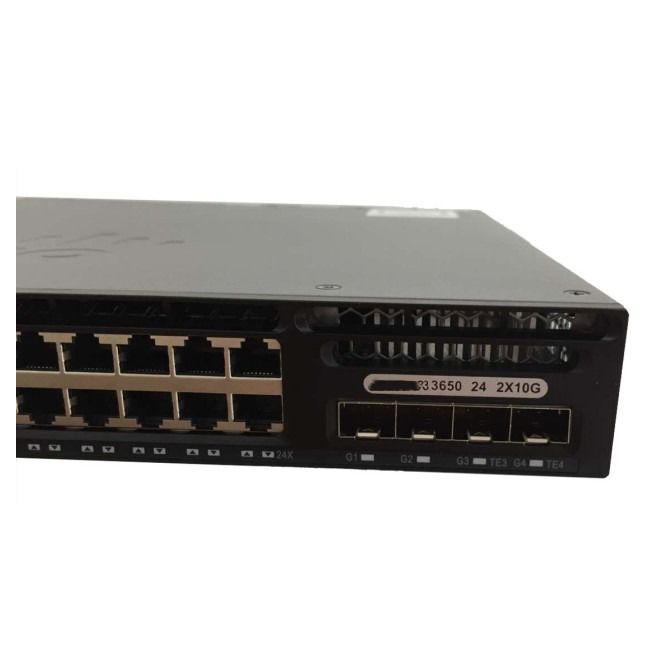 WS-C3650-24TD-L Cisco 3650 serie 24 Port Data 2x10G Uplink LAN Base Switch