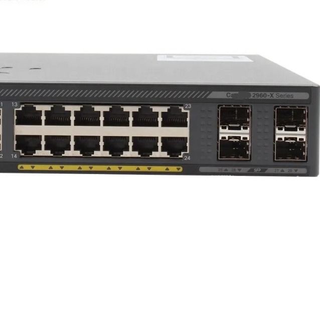 WS-C2960XR-24TS-I Cisco 2960-XR Series 24 Ethernet Gigabit Ports 4 x 1G SFP IP Lite Switch