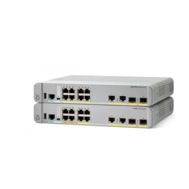 Cisco C2960 Switch 8 Ports Gigabit Managed Network Switch WS-C2960CX-8TC-L